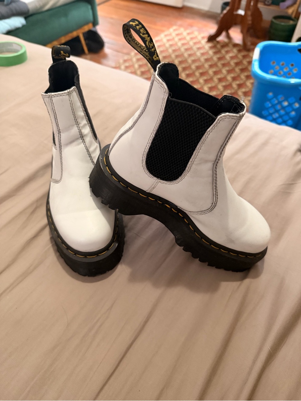 Platform Slip on Dr. Martens Boots